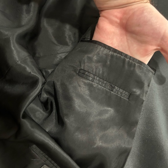 Men’s 44R Kenneth Cole New York Tuxedo Blazer Made For Macy’s - Picture 7 of 13